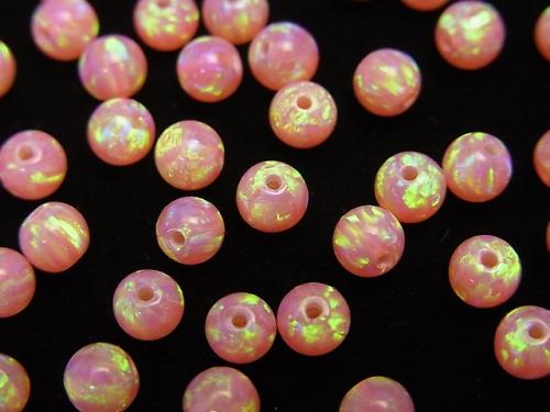 Kyoto Opal Round 4mm [Pink] Drilled Hole 2pcs $5.79!
