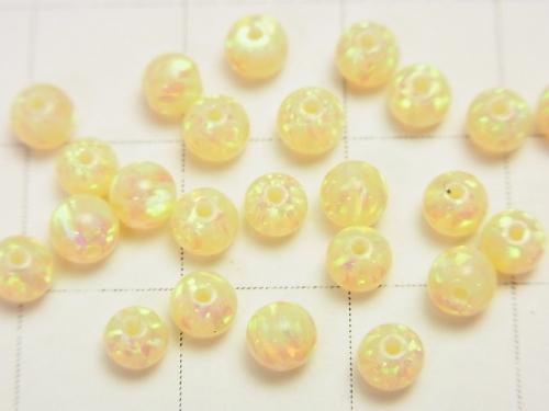 Kyoto Opal Round 4 mm [Yellow] Drilled Hole 2 pcs $5.79!