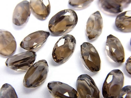 High Quality!  Smoky Quartz AAA Oval Faceted 7x5mm 1/4strands -Bracelet