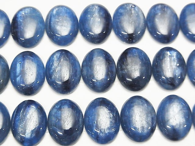 [Video] High Quality Kyanite AAA Oval Cabochon 16x12mm 1pc