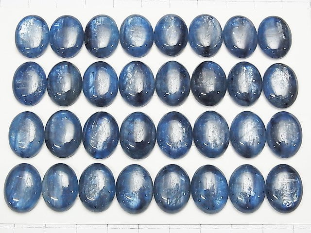 [Video] High Quality Kyanite AAA Oval Cabochon 16x12mm 1pc