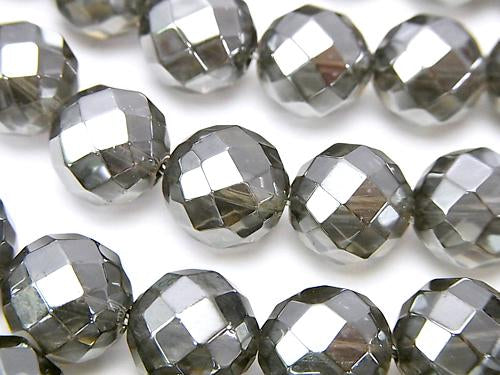 Silver flash crystal 64 Faceted Round 12 mm 1/4 or 1strand (aprx.15 inch / 37 cm)