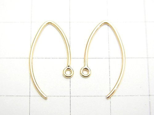 14KGF Marquise Earwire 20mm 1pair