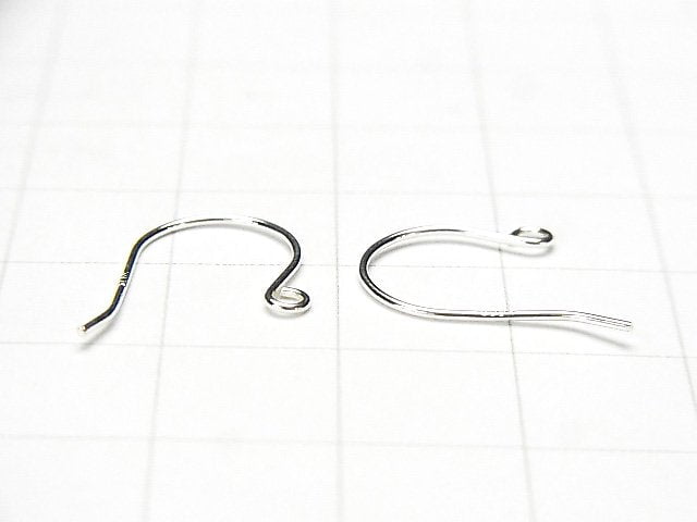 Silver925  Earwire 16x10mm No coating  2pairs