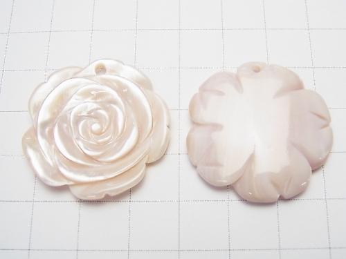 High Quality Pink Shell AAA Rose 30mm 1pc $8.79!