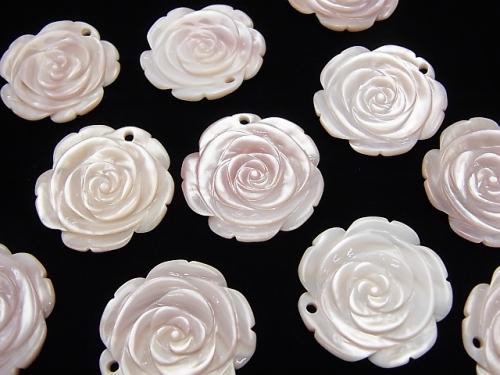 High Quality Pink Shell AAA Rose 30mm 1pc $8.79!