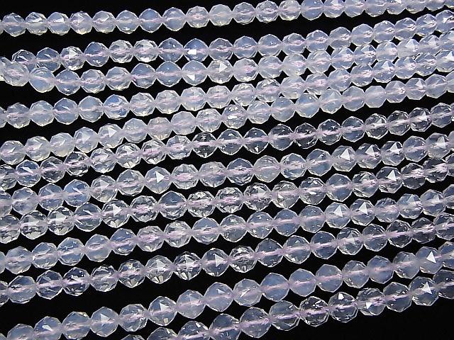 [Video] High Quality! Scorolite AAA- Star Faceted Round 8mm 1/4 or 1strand beads (aprx.15inch / 38cm)
