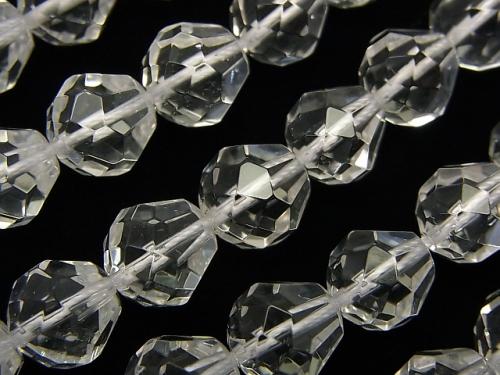 Crystal AAA Faceted Drop 10 x 10 x 10 mm half or 1 strand (aprx. 15 inch / 38 cm)