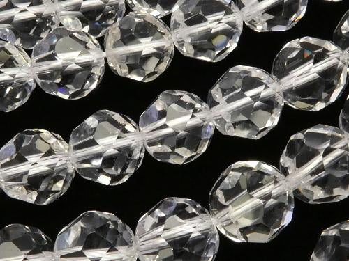 [Video] High Quality! Crystal AAA Faceted Drop 10x10x10mm half or 1strand beads (aprx.15inch / 37cm)