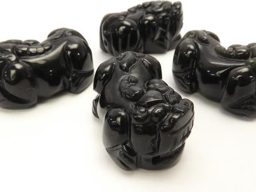 Rainbow Obsidian AAA Pixiu Carving 30 x 18 x 14 1 pair $7.79!