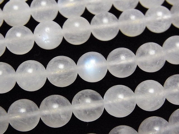 [Video] Royal Blue Moonstone AA+ Round 8mm half or 1strand beads (aprx.15inch / 36cm)