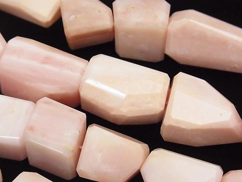 1strand $117.99! High Quality Pink Opal AAA- Faceted Nugget 1strand (aprx.15inch / 36cm)