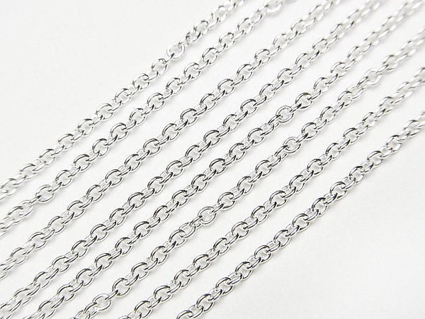 Silver925 Cable Chain 1.5mm Pure Silver Finish 10cm