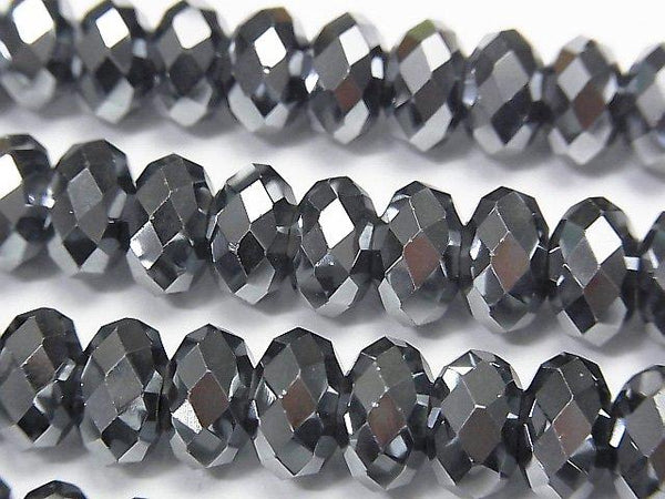 [Video]Terahertz  Faceted Button Roundel 10x10x6mm  half or 1strand beads (aprx.15inch/38cm)