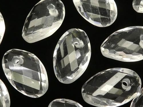 Crystal AAA - AAA - Twist x Multiple Facets Faceted Oval [16 x 10] [19 x 12] 5 pcs $8.79!