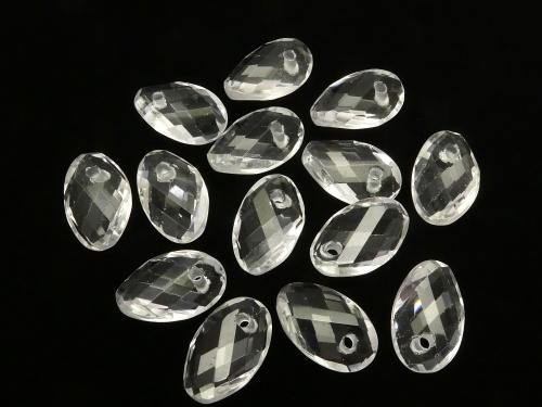 Crystal AAA - AAA - Twist x Multiple Facets Faceted Oval [16 x 10] [19 x 12] 5 pcs $8.79!