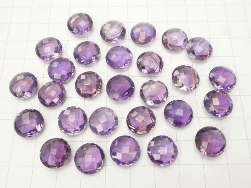 High Quality Amethyst AAA Undrilled Faceted Coin 12x12x6mm 3pcs $8.79!