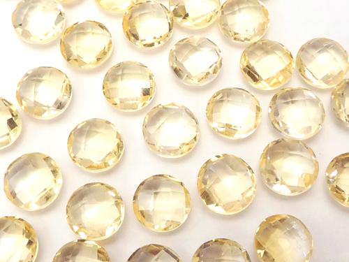 High Quality Citrine AAA Undrilled Faceted Coin 7x7x3mm 7pcs $6.79!