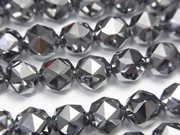 High Quality! Terahertz Star Faceted Round 8mm 1strand beads (aprx.15inch/37cm)