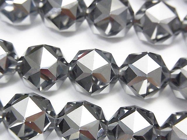 High Quality! Terahertz Star Faceted Round 12mm 1/4 or 1strand beads (aprx.15inch / 36cm)