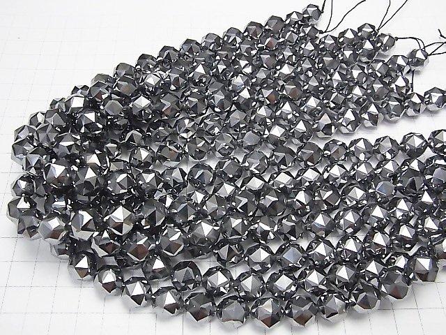 High Quality! Terahertz Star Faceted Round 12mm 1/4 or 1strand beads (aprx.15inch / 36cm)