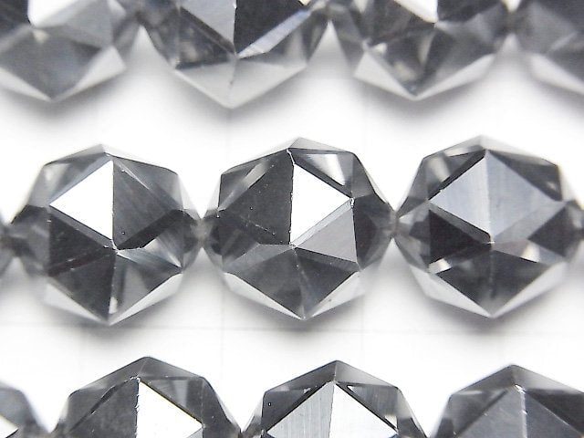 High Quality! Terahertz Star Faceted Round 14mm 1/4 or 1strand beads (aprx.15inch/36cm)