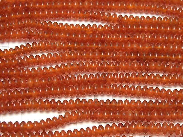 Red Agate AAA Roundel 6x6x3mm 1strand beads (aprx.15inch/37cm)