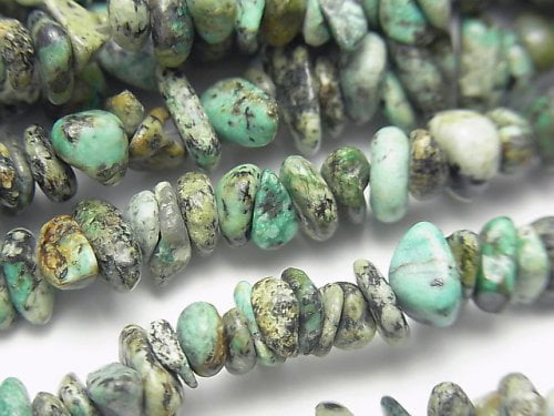 African Turquoise  Chips (Small Nugget ) 1strand beads (aprx.30inch/76cm)
