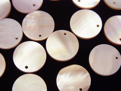 High Quality Pink Shell AAA Coin Shape [8mm] [10mm] [12mm] 5pcs