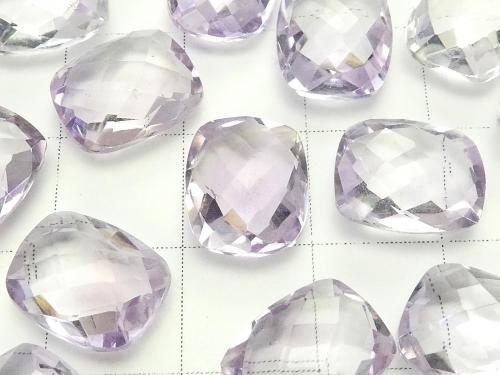 High Quality Light Color Amethyst AAA Undrilled Faceted Rectangle 11 x 9 mm 5pcs $12.99!