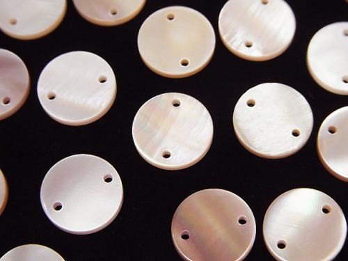 High Quality Pink Shell AAA 2 Hole Coin Shape [10mm][12mm] 5pcs $4.79