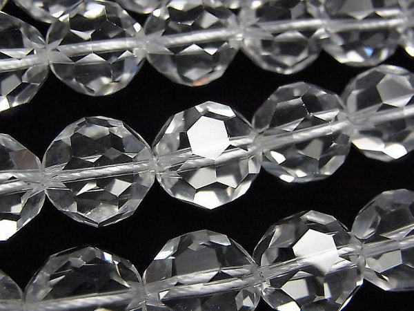[Video]Crystal AAA+ "Bucky Ball" Faceted Round 12mm 1/4 or 1strand beads (aprx.14inch/35cm)