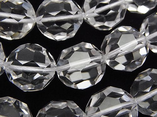 [Video] Crystal AAA+ "Buckyball" Faceted Round 16mm 1/4 or 1strand beads (aprx.15inch / 37cm)
