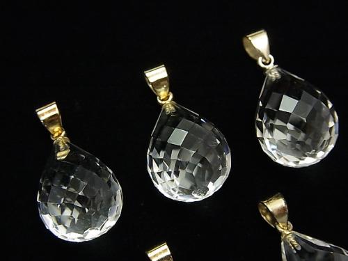 [Video] High Quality Crystal AAA Faceted Drop Pendant 18 x 13 x 13 mm 18 KGP