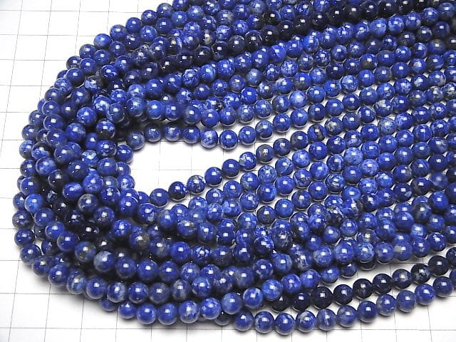 Lapislazuli AA- Round 6mm 1strand beads (aprx.15inch/38cm)