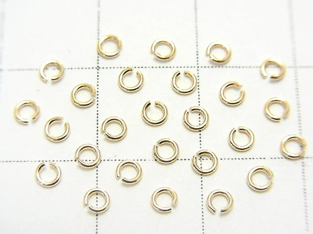 [18K  Yellow Gold] Jump Ring 0.5x2.3mm 1pc