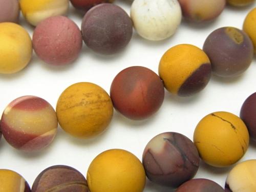 1strand $8.79! Frost Mookaite Round 10mm 1strand (aprx.15inch / 37cm)