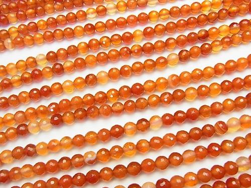 1strand $6.79! Mix Carnelian 128 Faceted Round 6 mm 1strand (aprx.15 inch / 36 cm)