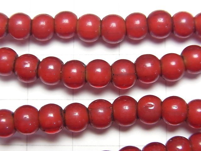 [Video] Indian White Hearts Beads 6x6x5mm 1strand beads (aprx.24inch/60cm)