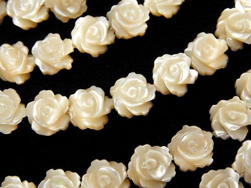 Mother of Pearl MOP AAA Beige Rose 8mm 1/4 or 1strand (aprx.15inch/36cm)
