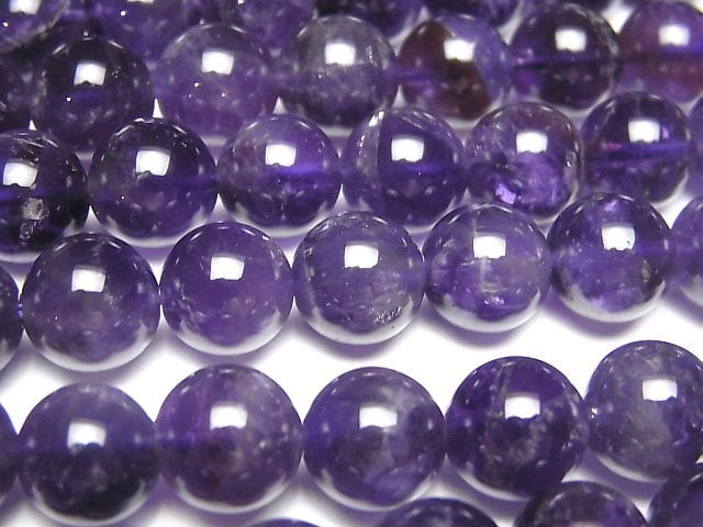 Amethyst A++ Round 10mm 1strand beads (aprx.15inch/37cm)