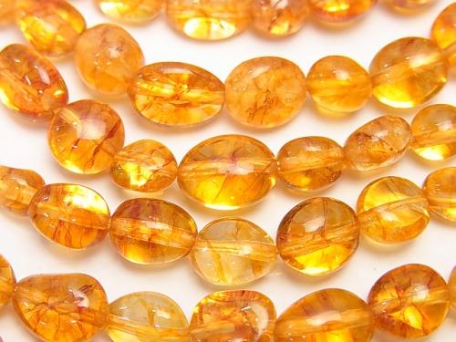 1strand $5.79! Yellow Color Cracked Crystal Nugget 1strand (aprx.15inch / 38cm)
