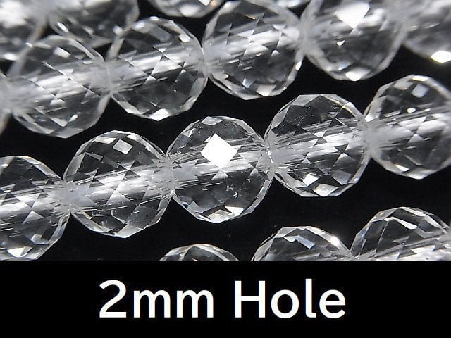 [Video]High Quality! Crystal AAA 64Faceted Round 10mm [2mm hole] 1/4 or 1strand (36cm)