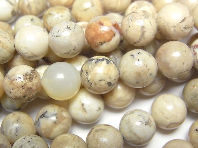 [Video]African Opal Round 10mm half or 1strand beads (aprx.15inch/37cm)