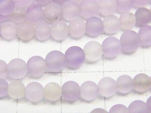1strand $7.79! Frosted Light Color Amethyst xCitrine AA Round 4mm 1strand (aprx.15inch / 37cm)