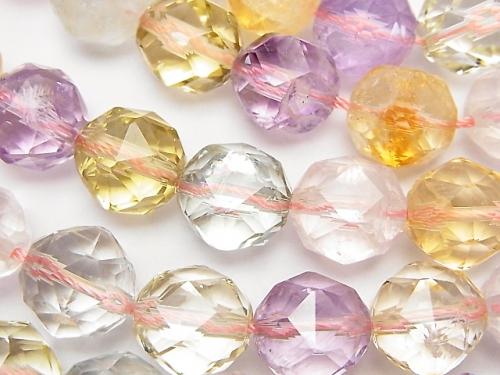 High Quality Mixed Stone AAA - Star Faceted Round 12 mm 1/4 or 1strand (aprx.15 inch / 36 cm)