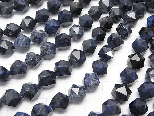 Dumortierite AA 24Faceted Round 10mm half or 1strand beads (aprx.15inch/37cm)