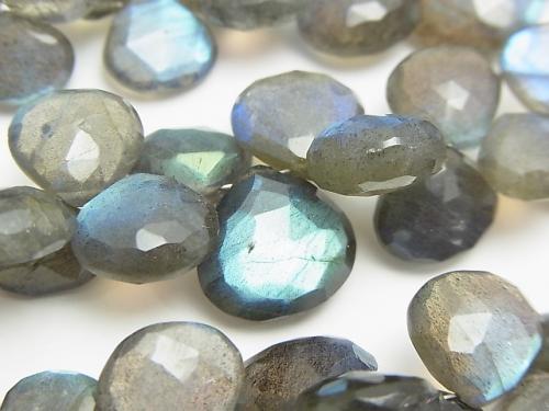 High Quality Labradorite AAA Chestnut  Faceted Briolette  1/4 or 1strand (aprx.7inch/17cm)