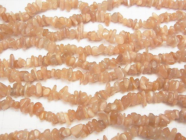 [Video]1strand $4.79! Orange Moonstone AA + Chips (Small Nugget) 1strand beads (aprx.33inch / 84cm)