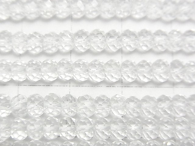 [Video] High Quality! Crystal AAA- Faceted Button Roundel 4x4x2.5mm 1strand beads (aprx.15inch/38cm)